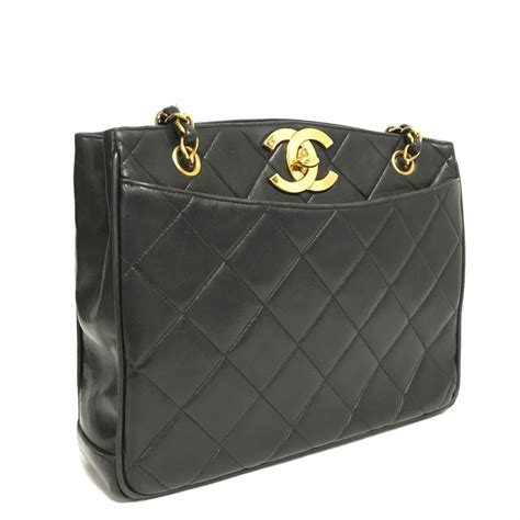 vintage chanel quilted tote